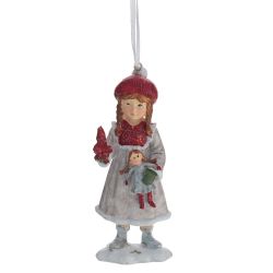 GAEM Изделие декоративное подвесное "Девочка/Мальчик", L7 W4,5 H12,5 см, 3в.