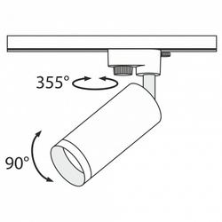 Трековый светильник Maytoni Technical TR004-1-GU10-W