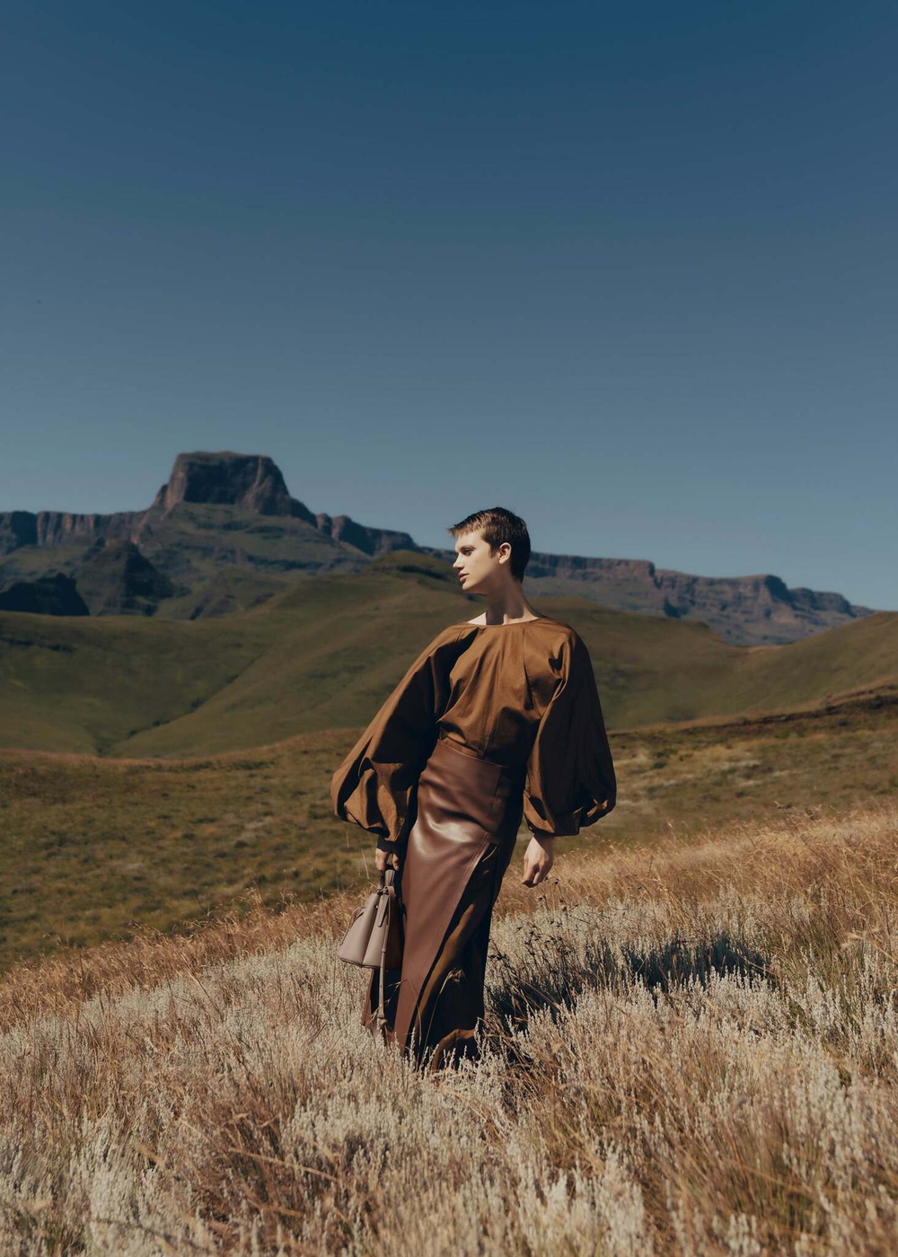 Сумка Polene Numéro Huit Mini EDITION TEXTURED TAUPE