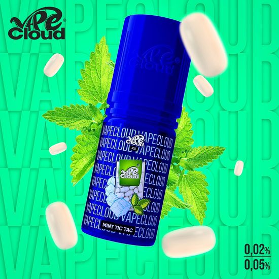VAPE CLOUD Mint Tic Tac Ice - Мятный тик так со льдом 0.02 %