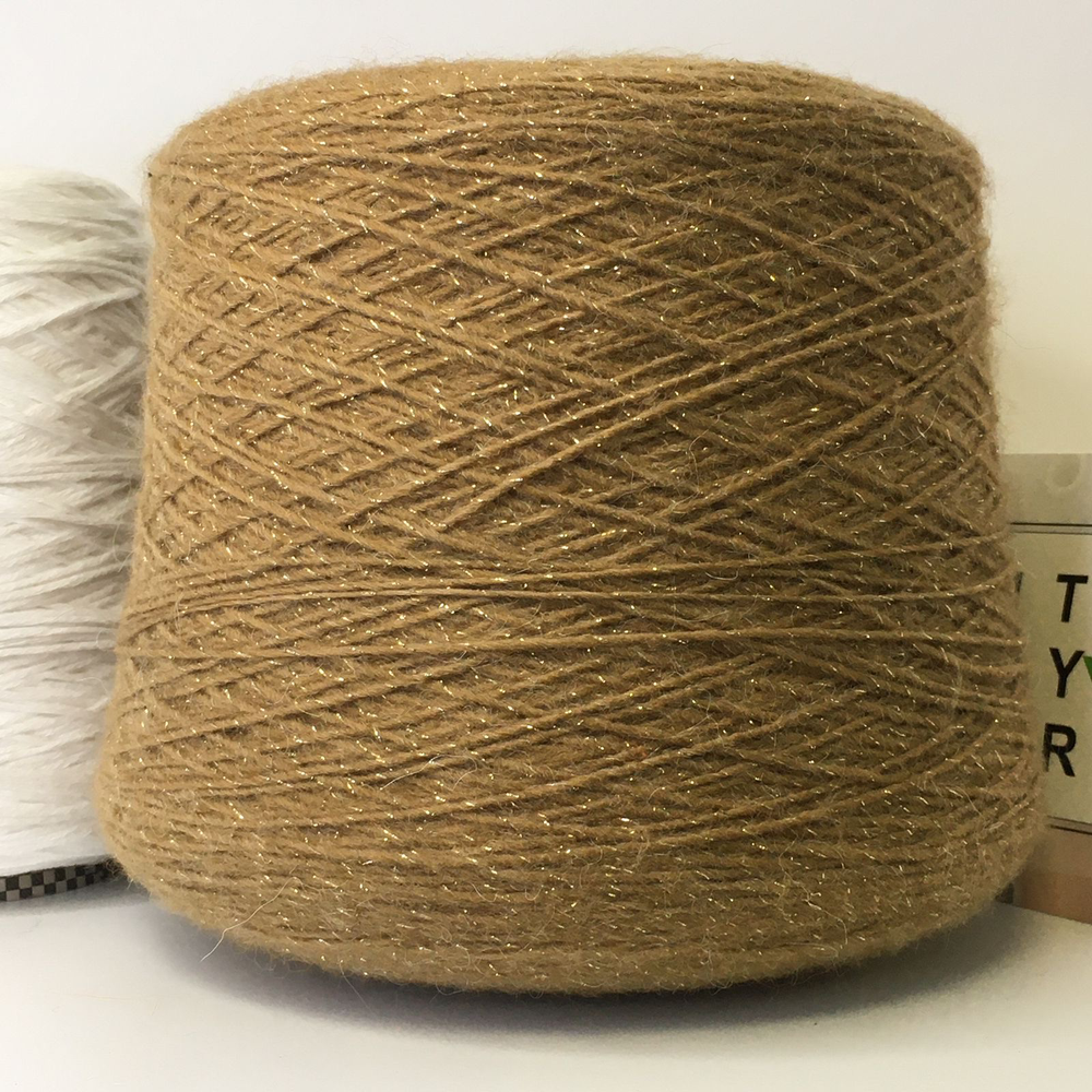 TAPPO - Pinori Filati S.p.A; меринос, альпака, люрекс, п/а (точного % нет); 370м/100гр; цвет: "золотого самородка"