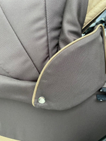 Коляска  ALFA (3 в 1) (RIKO BASIC) 10 коричневый-капучино