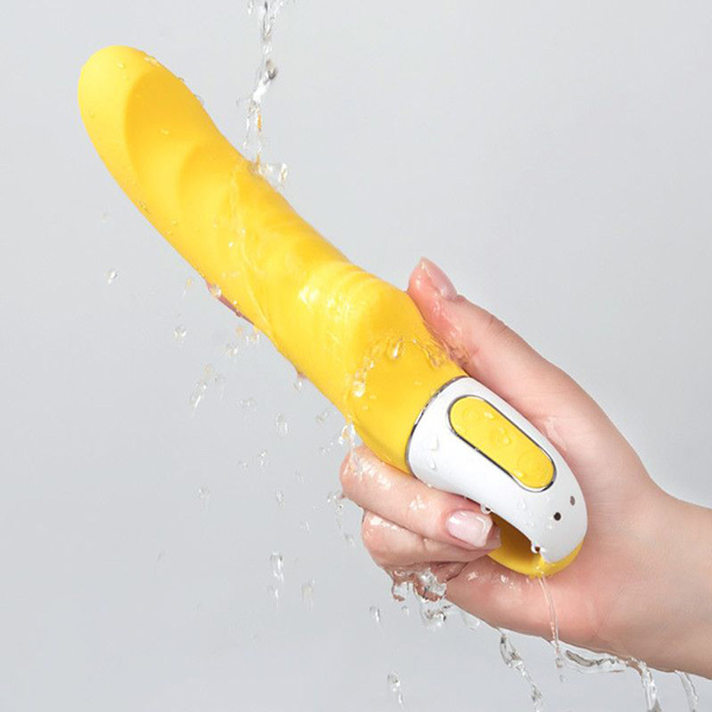 Жёлтый вибратор 22,5см Satisfyer Yummy Sunshine