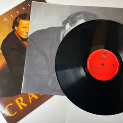 Винтажная виниловая пластинка LP Julio Iglesias Crazy (Испания 1994)