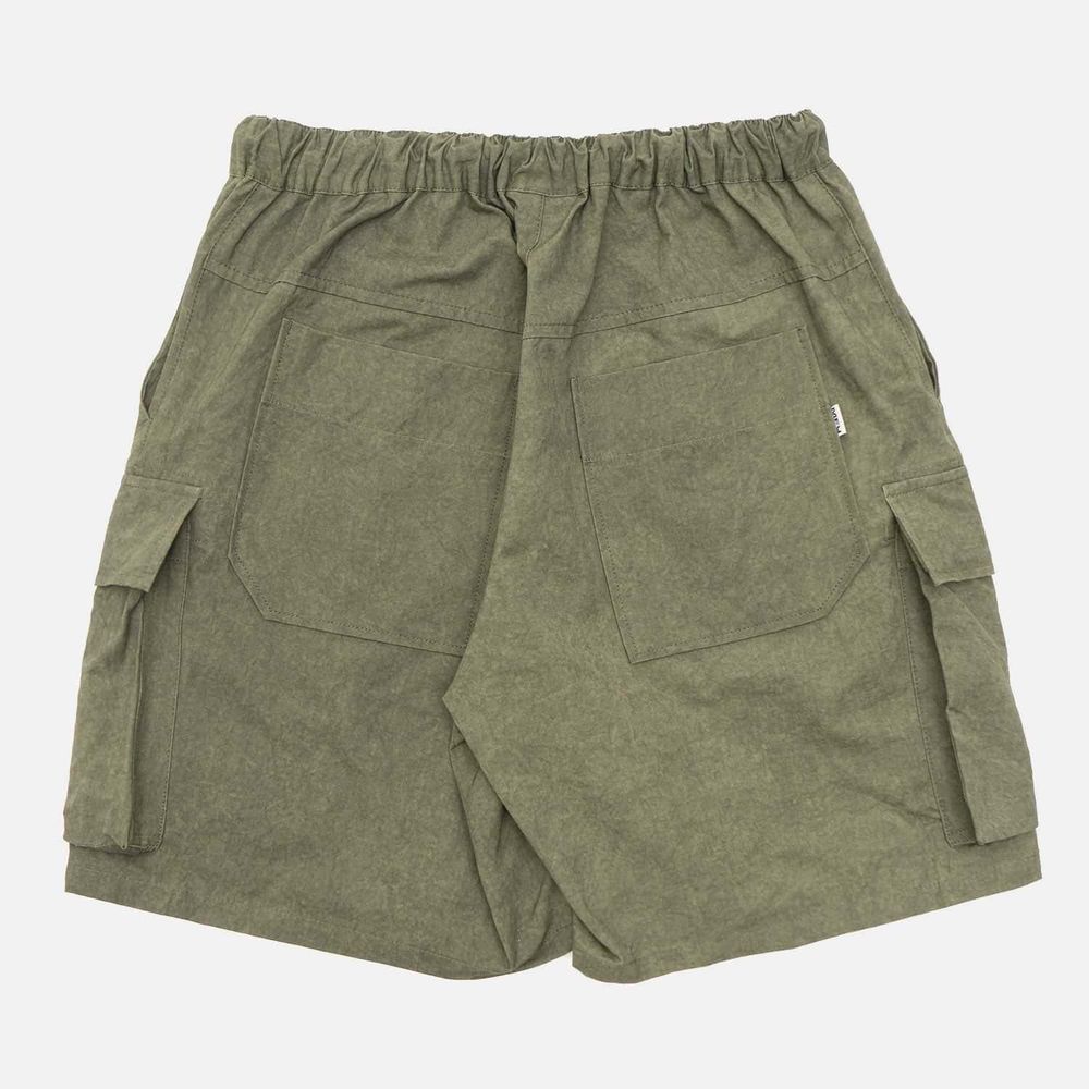 Купить Шорты Меч SS24 Cargo Dyed Crocodile Green темно-зеленые Шорты Меч SS24 Cargo Dyed Crocodile Green темно-зеленые