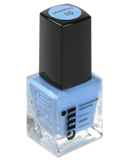 Лак для стемпинга №10 Голубой 6 мл.