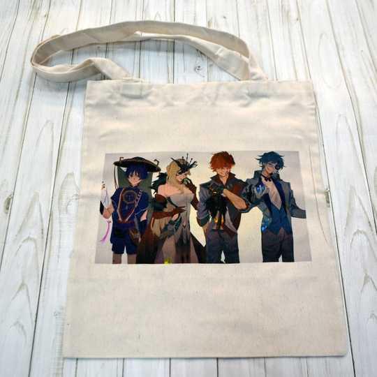 Шоппер "Genshin Impact / Геншин - злые"