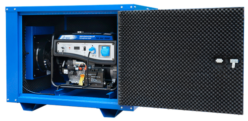 Бензиновый генератор ТСС SGG 10000Ei в кожухе