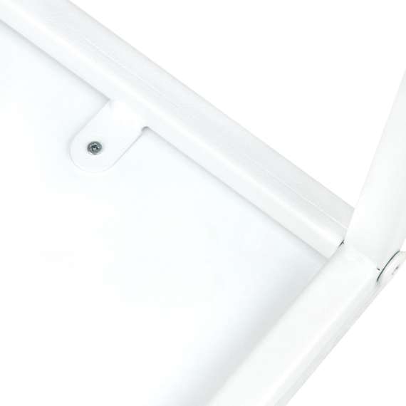 Стол журнальный МеталлАрт М002 белый мрамор/белый