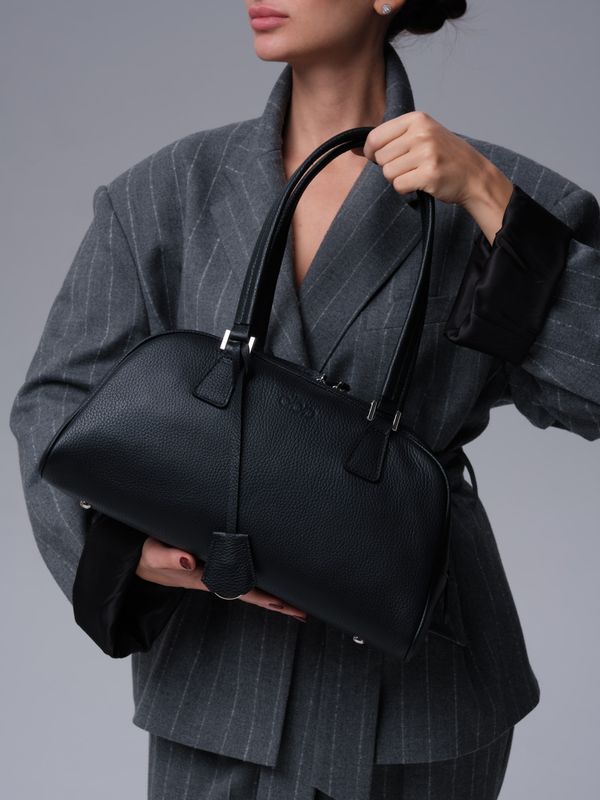 Кожаная сумка DBR 31358 черный