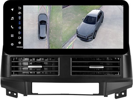 Магнитола для Hyundai Santa Fe 2 2006-2012 - Teyes LUX ONE 360 монитор 12.3", Android 10, ТОП процессор, CarPlay, 4G SIM-слот, 6/128 ГБ, 4 камеры в комплекте