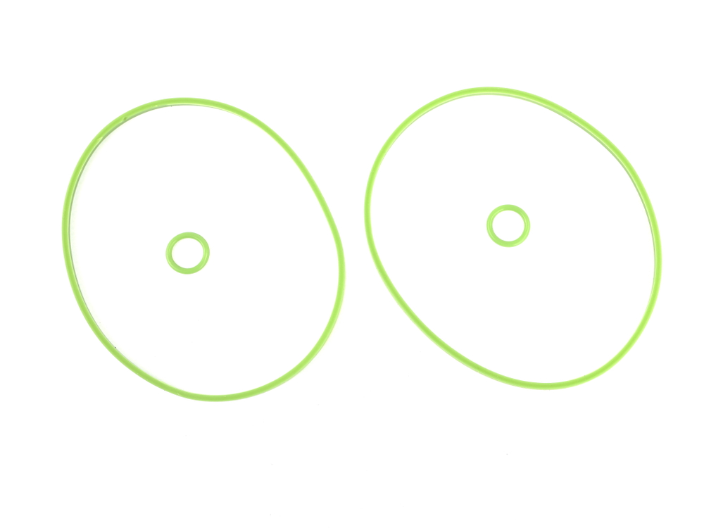 Комплект прокладок маслянного фильтра (2 поз.) КАМАЗ зеленый силикон ()