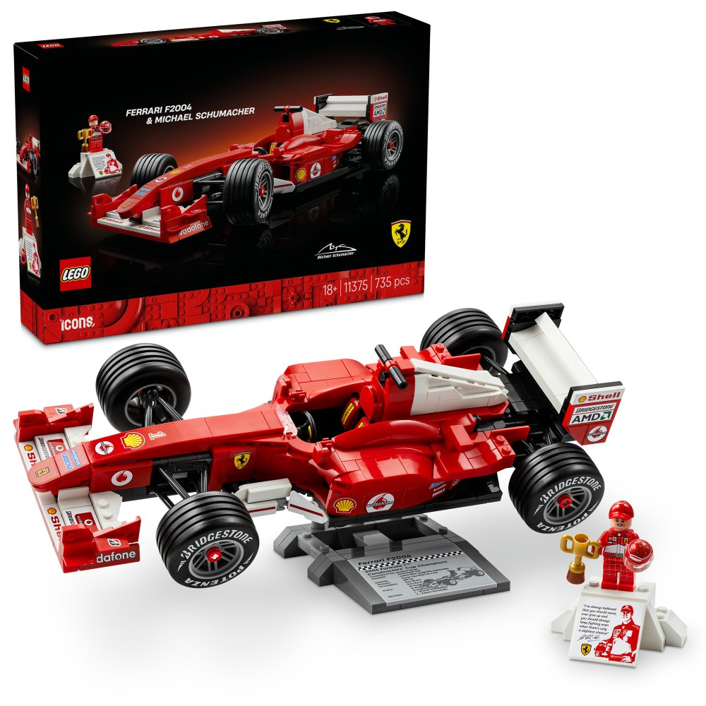 LEGO Icons - Ferrari F2004 и Michael Schumacher 11375