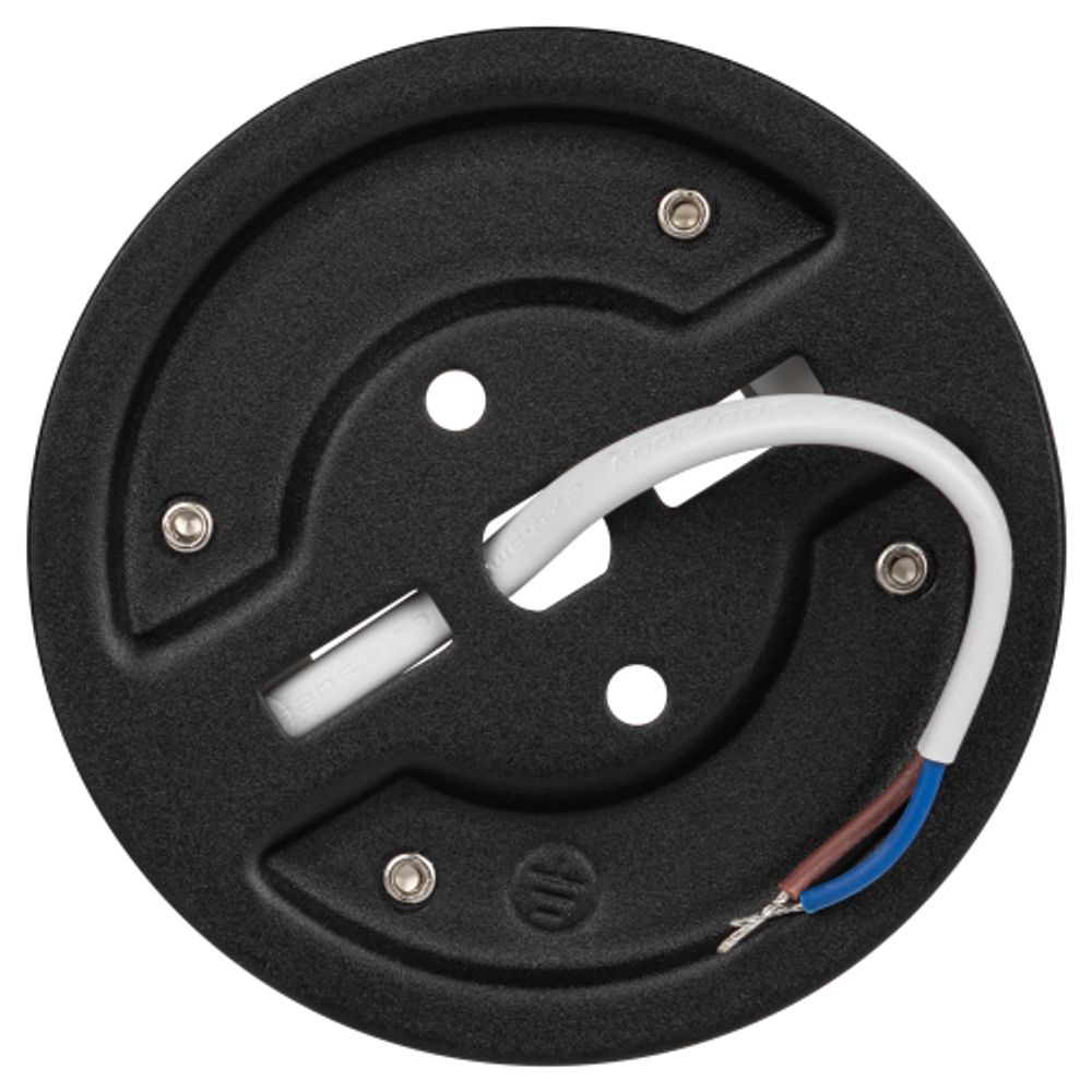 Светильник настенно-потолочный спот ЭРА OL53 BK под лампу GX53 черный IP20