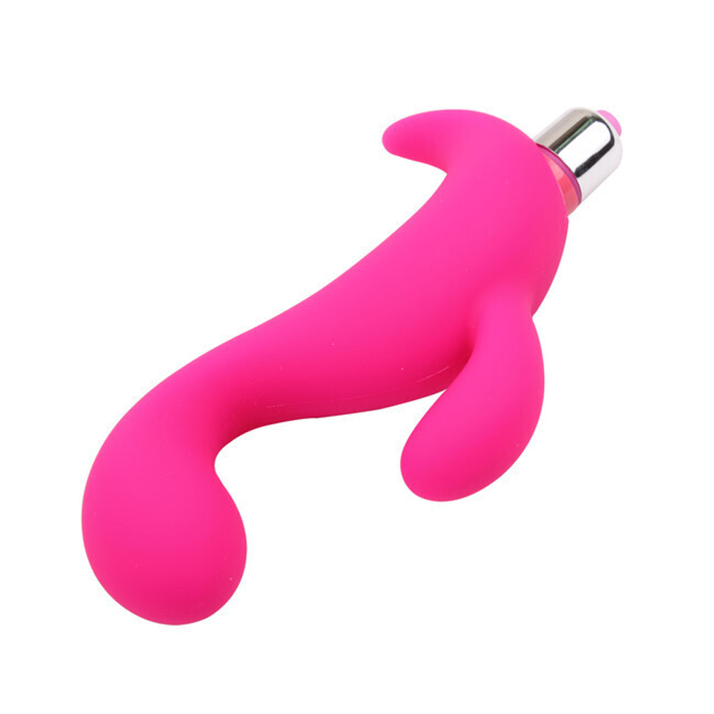 Вибратор анально-вагинальный The Treasure Cherry (Цвет: розовый)