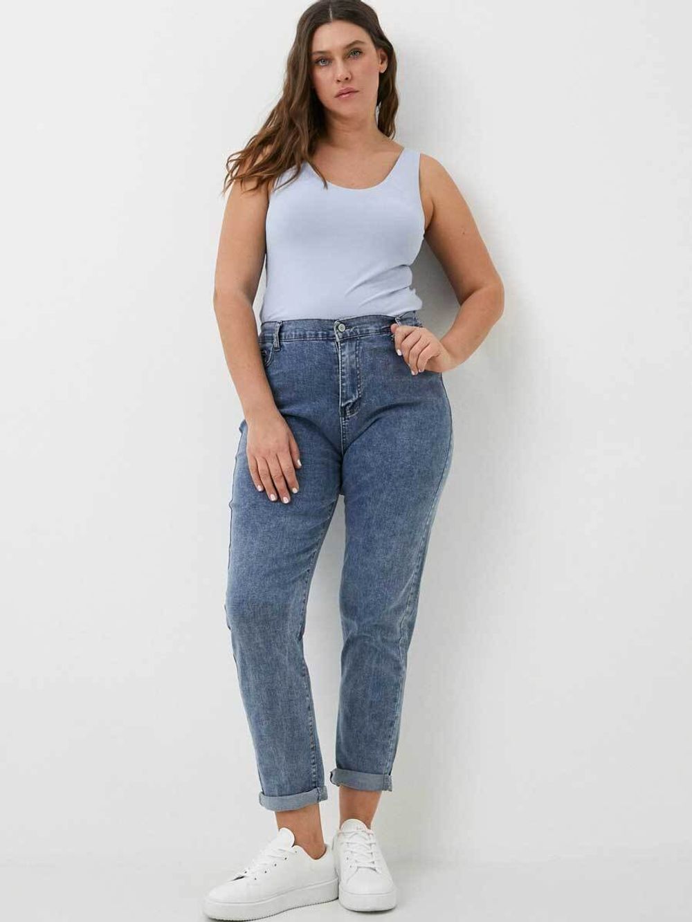 Джинсы на молнии