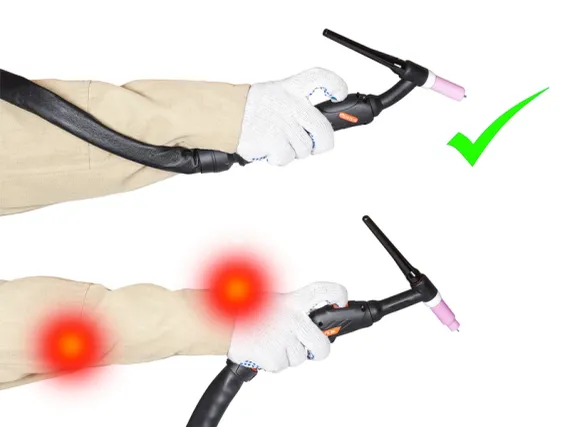 Сварочная горелка Сварог TECH TS 17 F (M12×1) IOI6306, 8 м