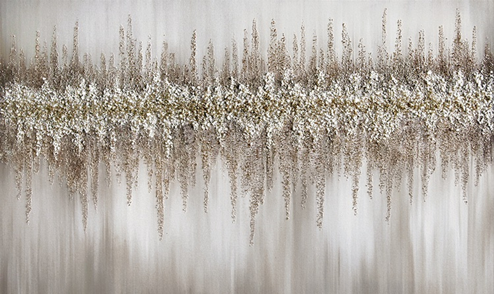 Панно Отражения на холсте и дереве