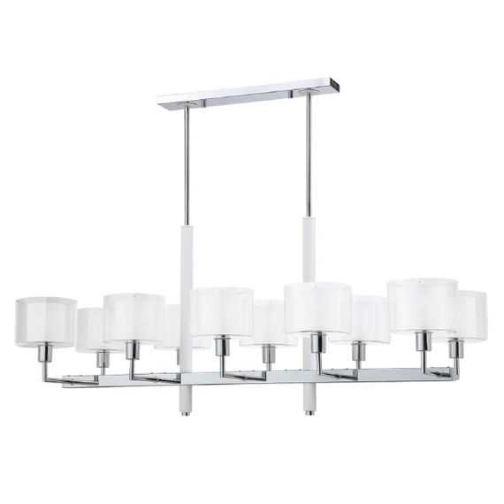 Подвесная люстра Crystal Lux Maestro SP-PL10 L1100 Chrome