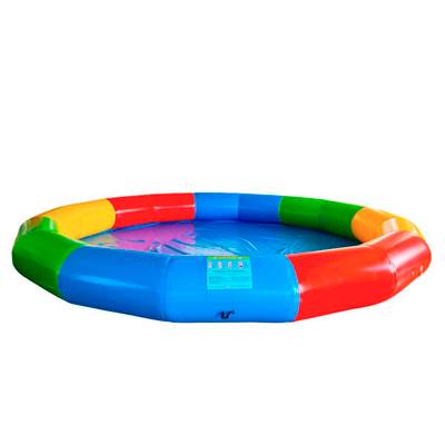 Круглый надувной бассейн «Разноцветный», 6*6*0,65 м