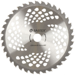 Нож для триммера 40зуб, 230 мм, 25.4 мм, 1.6 мм, Bartex, с твердыми напайками