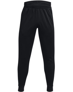 Теннисные брюки Under Armour Men's Armour Fleece - black