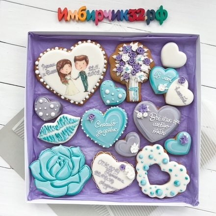 Имбирные пряники Свадьба