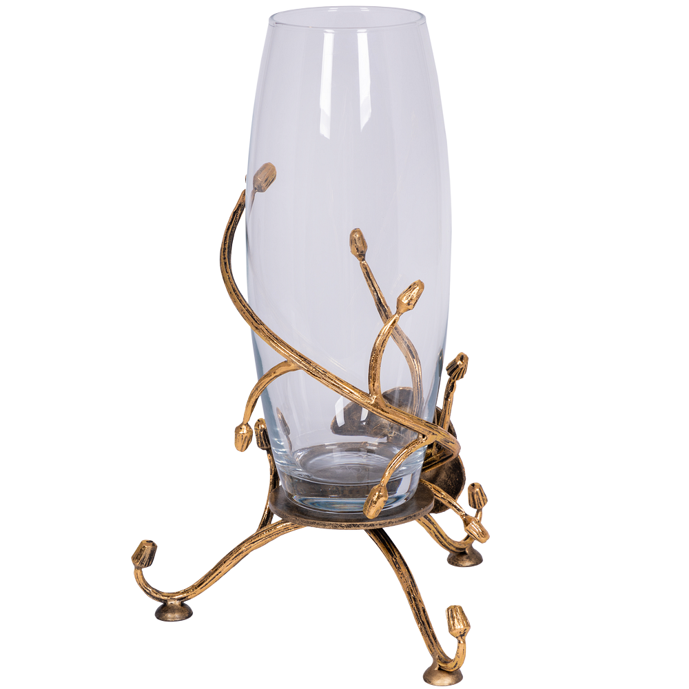 Ваза Орхидея Найс Бронза