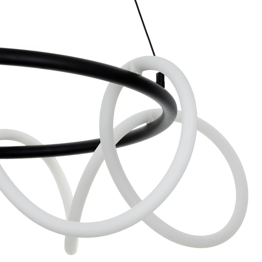 Citilux PYTHON CL220261 Люстра подвесная с пультом Чёрная