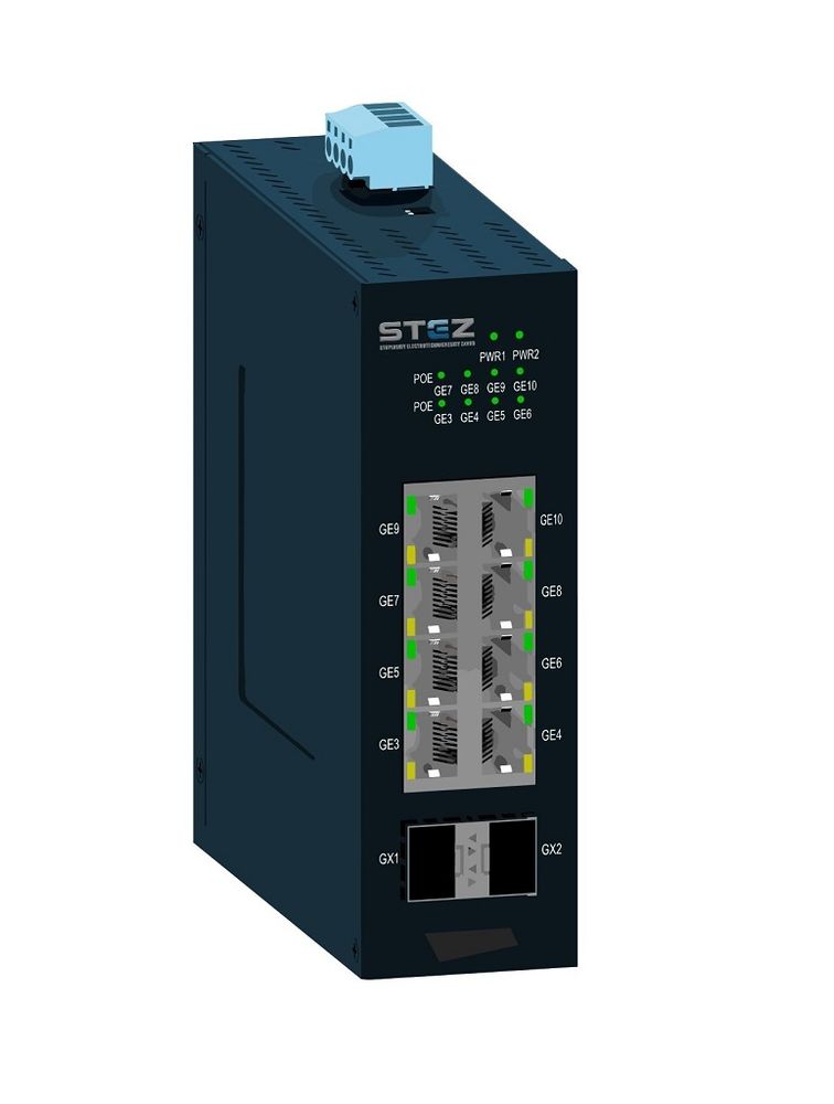 STEZ1108G-2GSFP-POE, Промышленный коммутатор
