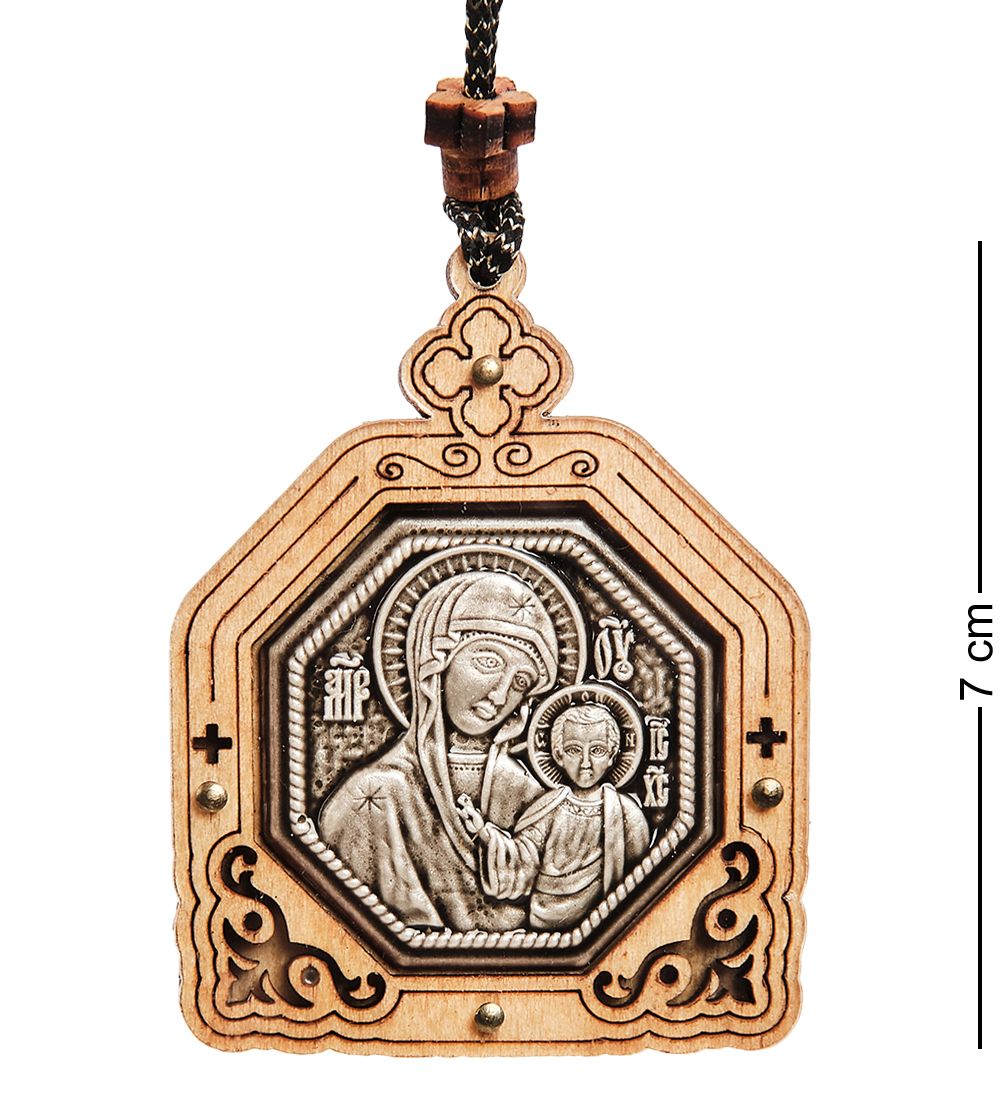 КФ-306/2 Подвеска в машину деревянная «Богородица Казанская»