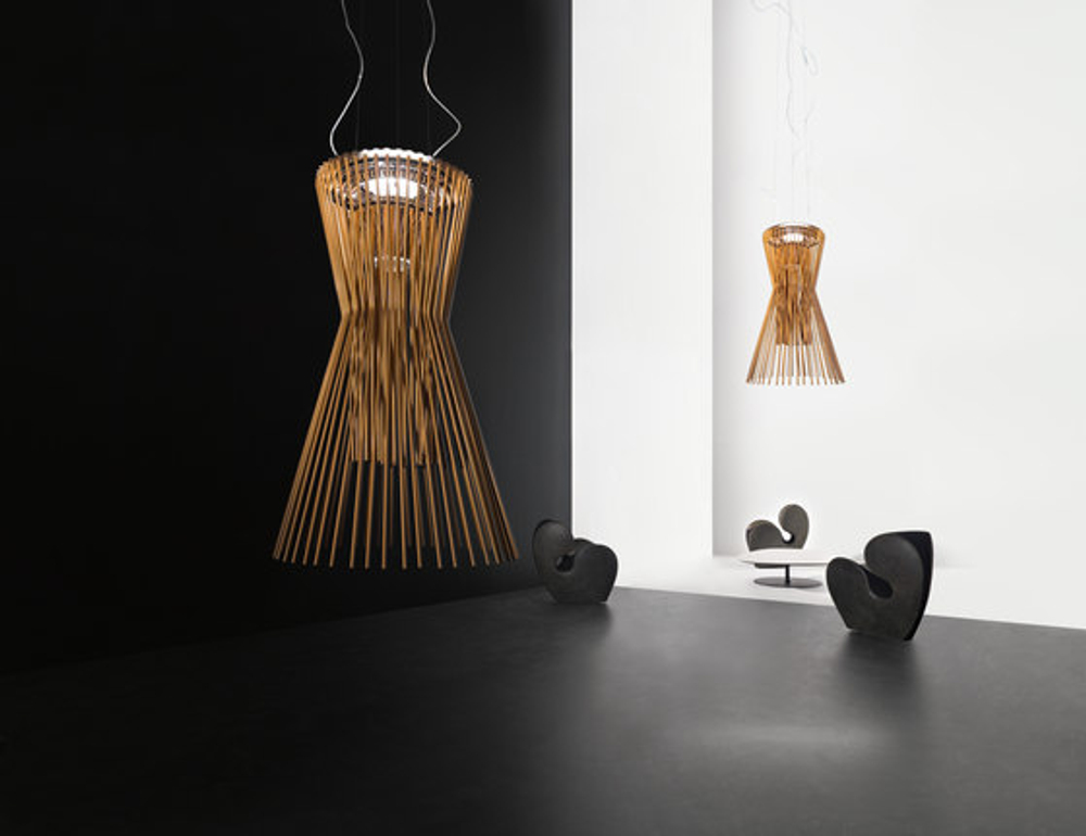 Подвесной дизайнерский светильник  Allegretto Vivace by Foscarini (золотой)