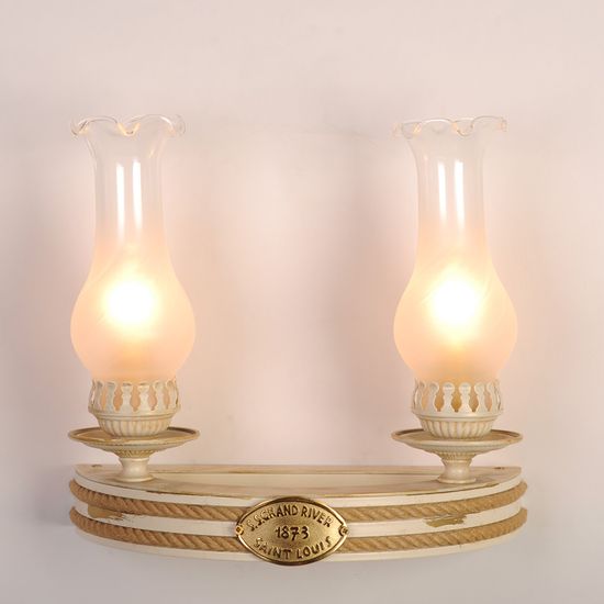 Бра LA LAMPADA 50927 (WB.805/2.17 IVORY WOOD-ALL IVORY)