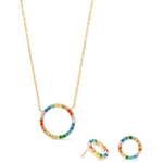 Колье Coeur de Lion Multicolour Gold 2057/10-1516