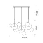 Подвесной светильник 9214P/3L gold