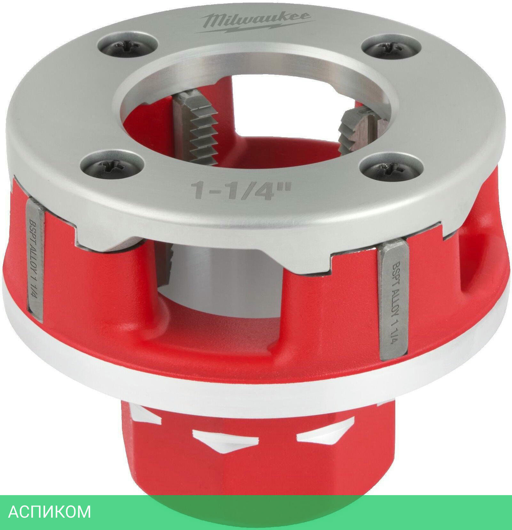 Плашка для резьбонарезного инструмента Milwaukee FPT114H 1-1/4" BSPT Alloy (4932480248)