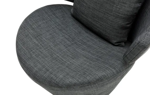 Крутящееся кресло Remy темно-серое | Купить в Hallberg.ru