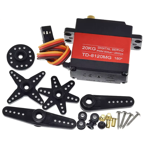 Сервомотор TD-8120MG, 20кг/см, TIANKONGRC