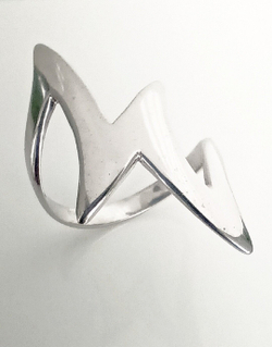 Кольцо серебряное Эстерелла, проба 925, родированное/Ф