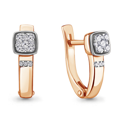 942441к Серьги из Золота с бриллиантами