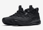 Заказать Nike LeBron 15 Low Triple Black