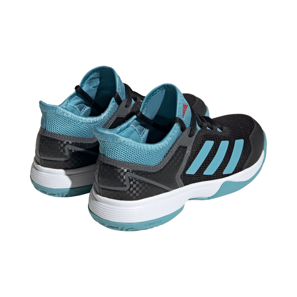 Детские теннисные кроссовки adidas Ubersonic 4 Kids - Black, Blue-gray