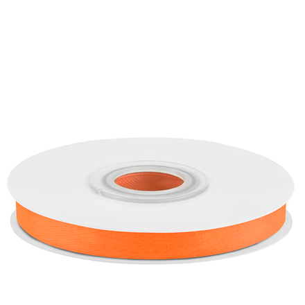 Лента атласная (0,7 см*22,85 м) Оранжевый, 1 шт.