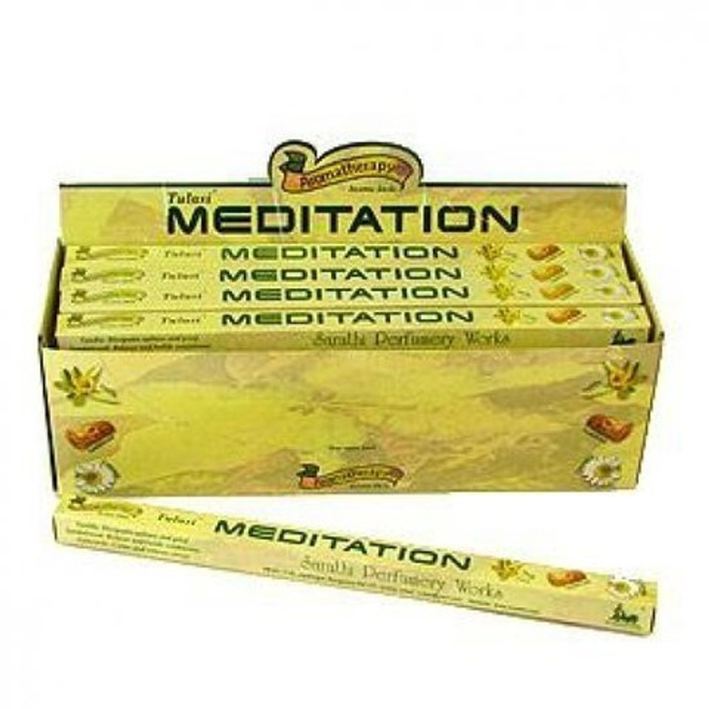 Tulasi Meditation шестигранник Благовоние Медитация Ваниль Сандал Ромашка