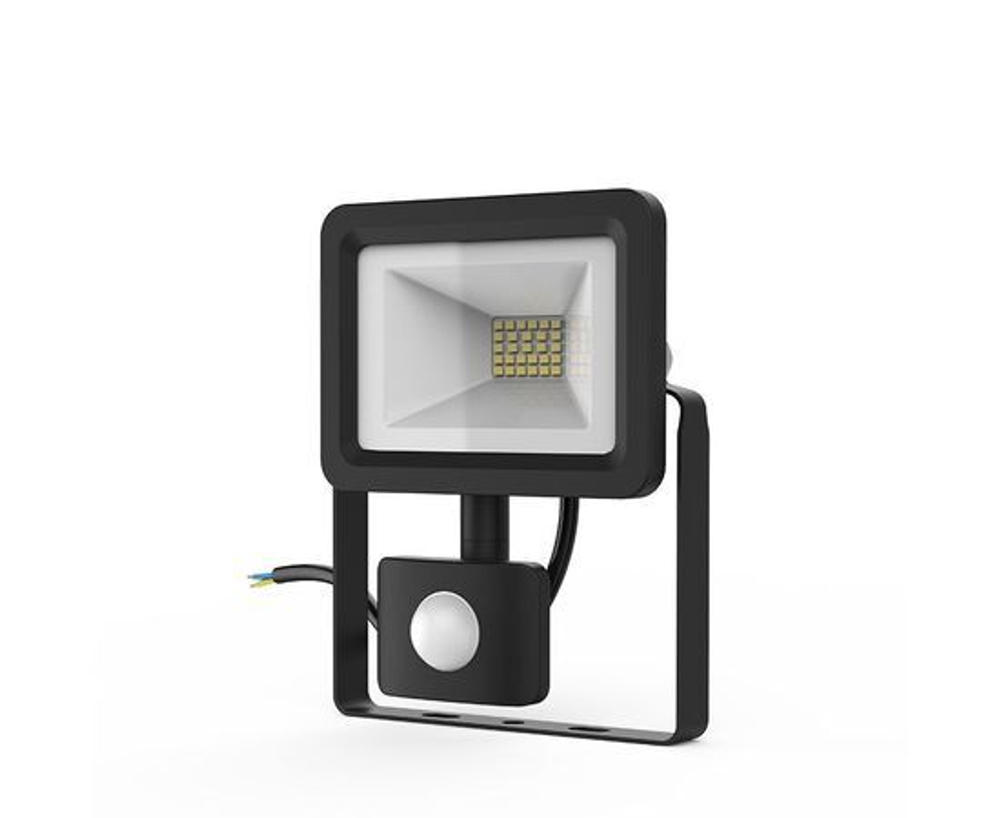 Gauss прожектор св/д Elementary 20W(1300lm) IP65 6500К 6K черный с датчиком движения 628511320 (арт. 677148)