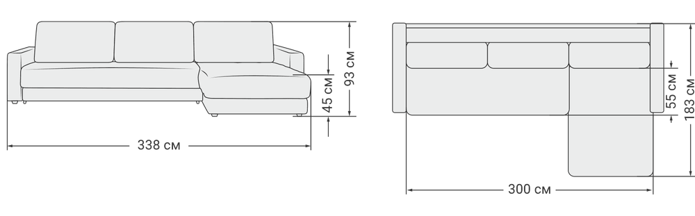 Угловой диван BOSS 3.0 MAX Велюр Royal пион
