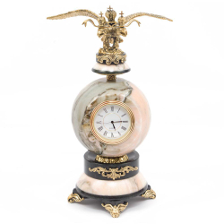 Часы "Двуглавый орел" 115х115х260 мм 2600 гр. R116499