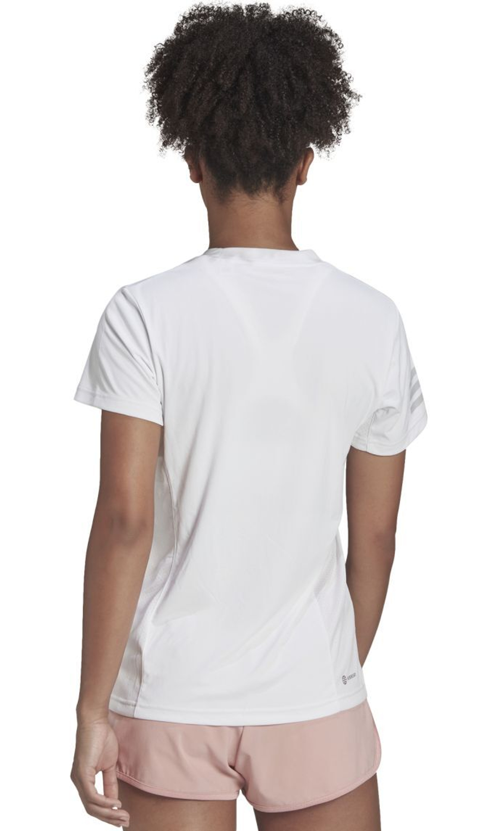 Женская футболка теннисная Adidas Club Tennis Tee W - white/grey two