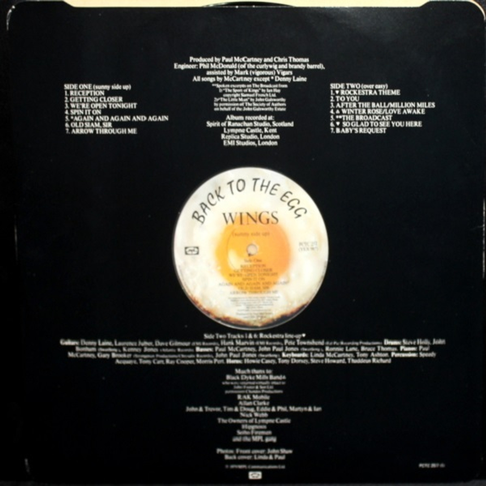 Wings / Back To The Egg (LP)