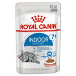 Royal Canin корм консервированный для пожилых кошек 7+ кусочки в соусе домашние стерилизованные
